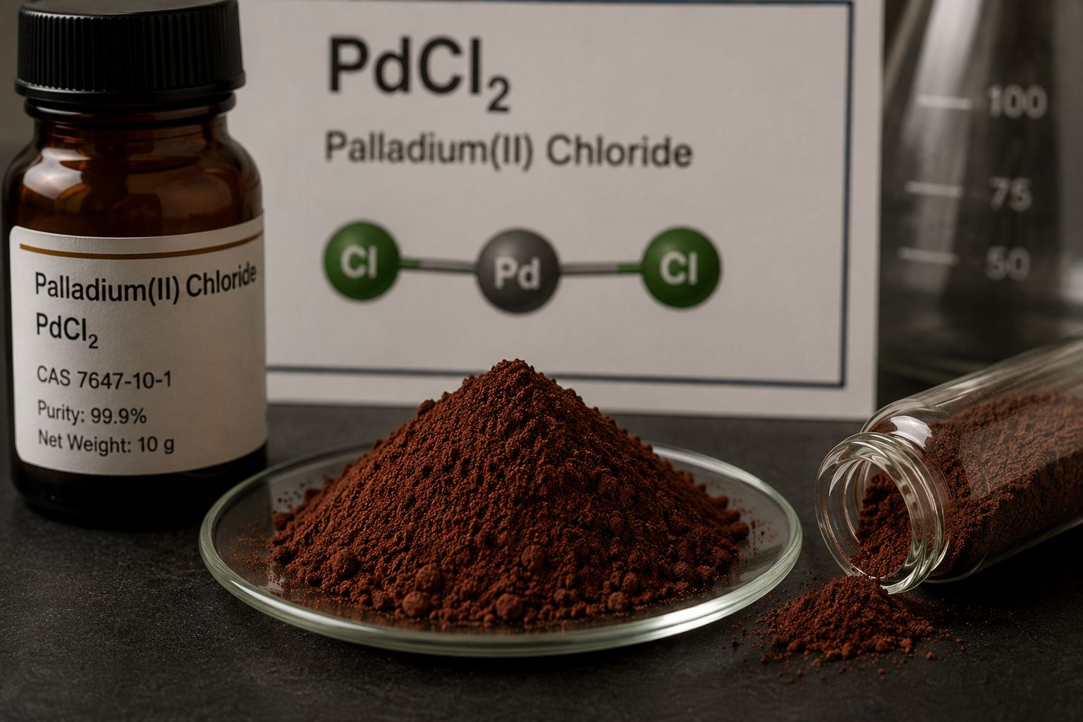 کلرید پالادیوم | Palladium chloride چیست و چه کاربردی دارد ؟